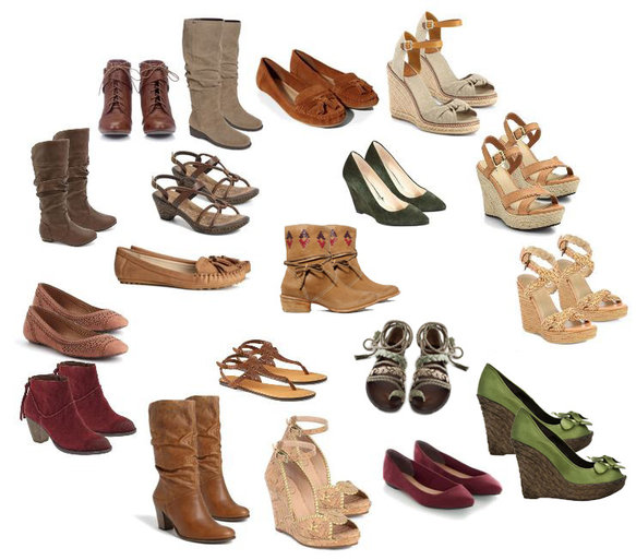 Имиджмейкер Анна Гор: Женственно и практично — Обувь — натуральный романтический стиль.